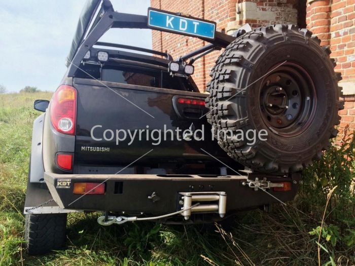 Задний силовой бампер - Mitsubishi L-200 Triton