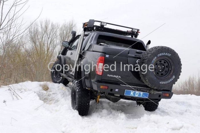 Задний силовой бампер - Nissan Navara