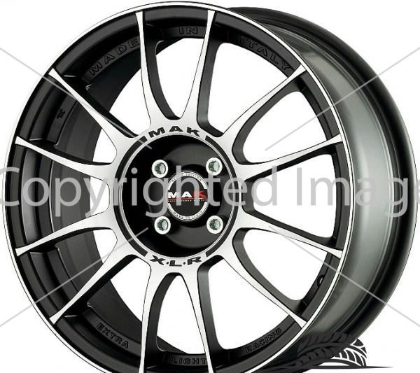 Диски MAK XLR 7Jx16 ET45 d76 5x114.3 Ice Black