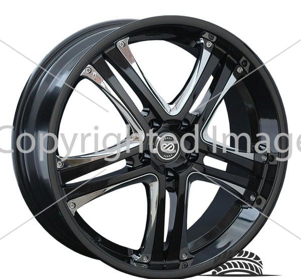 Диски ENKEI SH53 8.5Jx20 ET40 d73.1 5x114.3 BK+CH