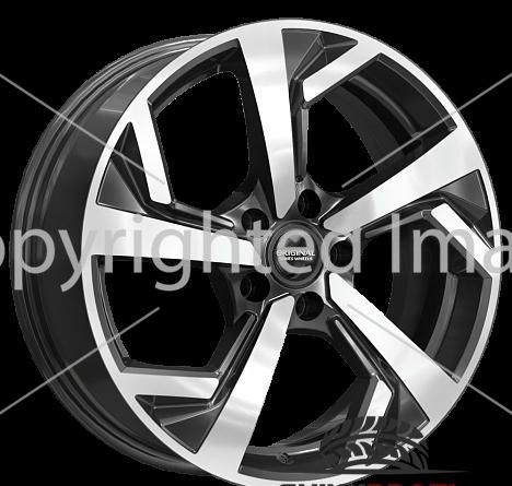 Диски Скад KL328 7Jx18 ET38 d67.1 5x114.3 Черный с полированной лицевой поверхностью