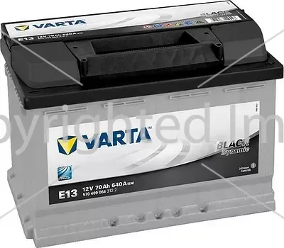 Varta BLACK dynamic 70 А/ч обратная конус стандарт (278x175x190)