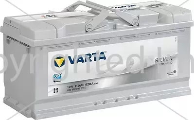 Varta Silver dynamic 110 А/ч обратная конус стандарт (393x175x190)